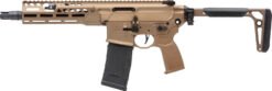 Sig Sauer MCX Spear-LT SBR Rifle RMCX-300B-9B-LT-SBR, 300 Blackout, 9", Folding Stock, Coyote Finish, 30 Rd